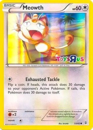 Meowth 053/83 - Holofoil Miscellaneous Cards & Products - Promo