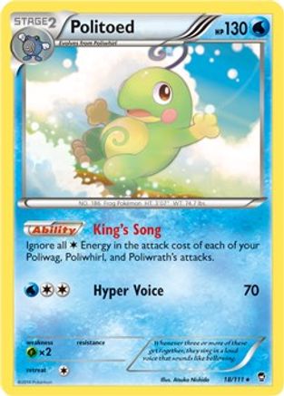 Politoed 018/111 - Holofoil Miscellaneous Cards & Products - Promo