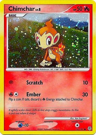 Chimchar 076/130 - Holofoil Miscellaneous Cards & Products - Promo