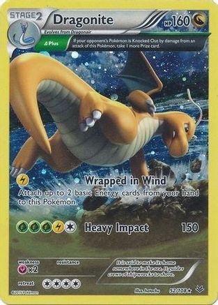 Dragonite (Cosmo Holo) 052 - Holofoil Miscellaneous Cards & Products - Holo Rare