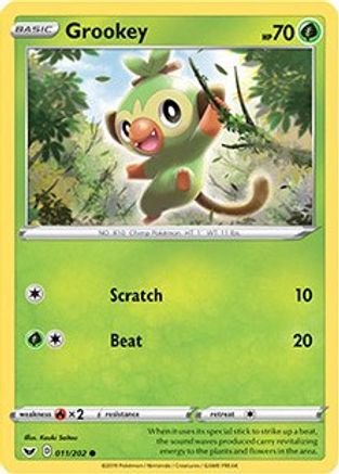 Grookey 011/202 - Holofoil Miscellaneous Cards & Products - Promo