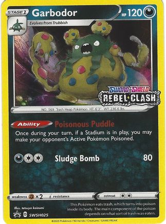Garbodor SWSH025 - Holofoil SWSH Sword & Shield Promo Cards - Promo