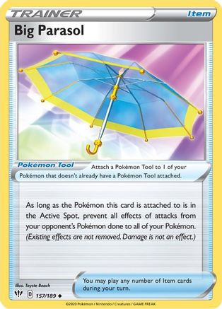 Big Parasol 157/189 SWSH03 Darkness Ablaze - Uncommon