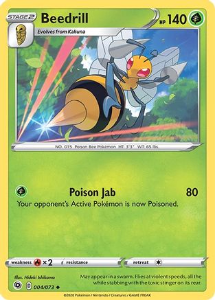 Beedrill 004/73 Champions Path - Uncommon