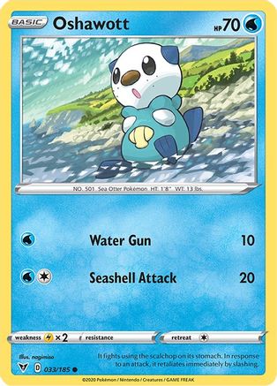 Oshawott 033/185 SWSH04 Vivid Voltage - Common