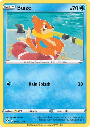 Buizel 022/072 Shining Fates - Common