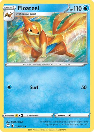 Floatzel 023/072 Shining Fates - Uncommon