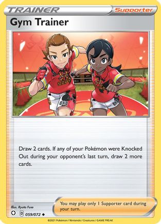 Gym Trainer 059/072 - Reverse Holofoil Shining Fates - Uncommon
