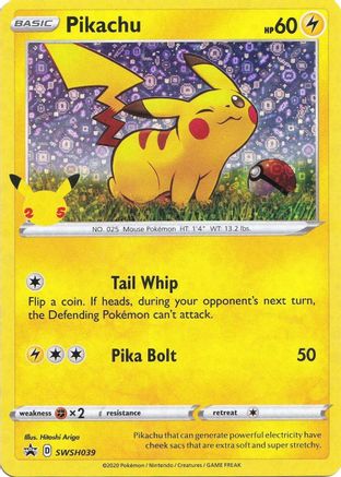 Pikachu SWSH039 - Holofoil Miscellaneous Cards & Products - Promo
