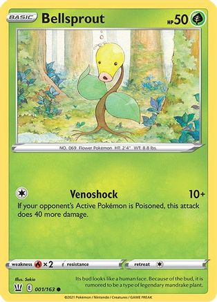 Bellsprout 001/163 SWSH05 Battle Styles - Common