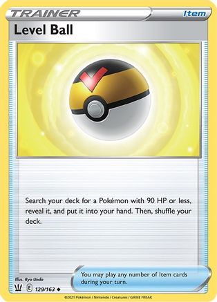 Level Ball 129/163 - Reverse Holofoil SWSH05 Battle Styles - Uncommon