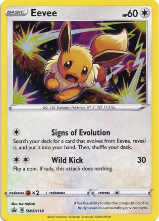 Eevee SWSH118 - Holofoil SWSH Sword & Shield Promo Cards - Promo