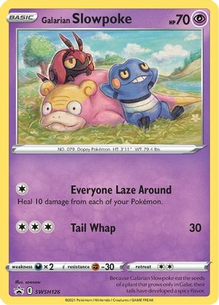Galarian Slowpoke SWSH126 - Holofoil SWSH Sword & Shield Promo Cards - Promo