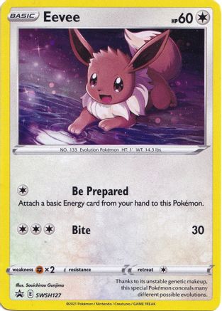 Eevee SWSH127 - Holofoil SWSH Sword & Shield Promo Cards - Promo