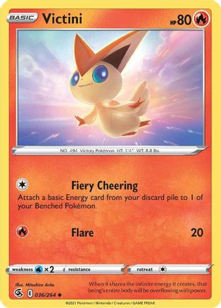Victini 036/264 SWSH08 Fusion Strike - Uncommon