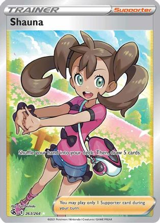 Shauna (Full Art) 263/264 - Holofoil SWSH08 Fusion Strike - Ultra Rare