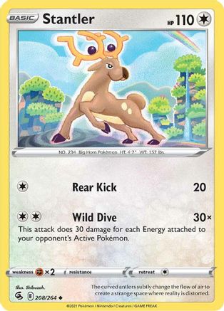 Stantler 208/264 SWSH08 Fusion Strike - Uncommon