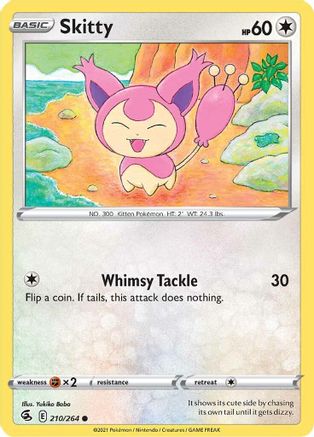 Skitty 210/264 SWSH08 Fusion Strike - Common