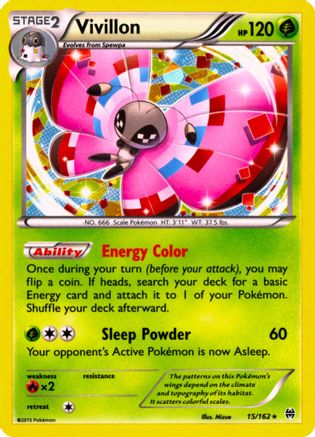 Vivillon 015/162 - Holofoil Miscellaneous Cards & Products - Promo