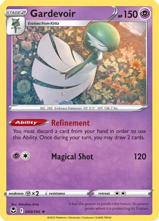Gardevoir 069/195 SWSH12 Silver Tempest - Rare