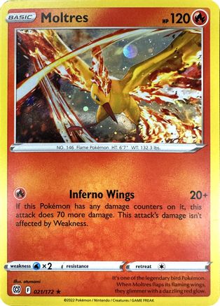 Moltres (Cosmos Holo) 021/172 - Holofoil Miscellaneous Cards & Products - Promo