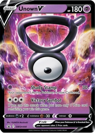 Unown V SWSH300 - Holofoil SWSH Sword & Shield Promo Cards - Promo