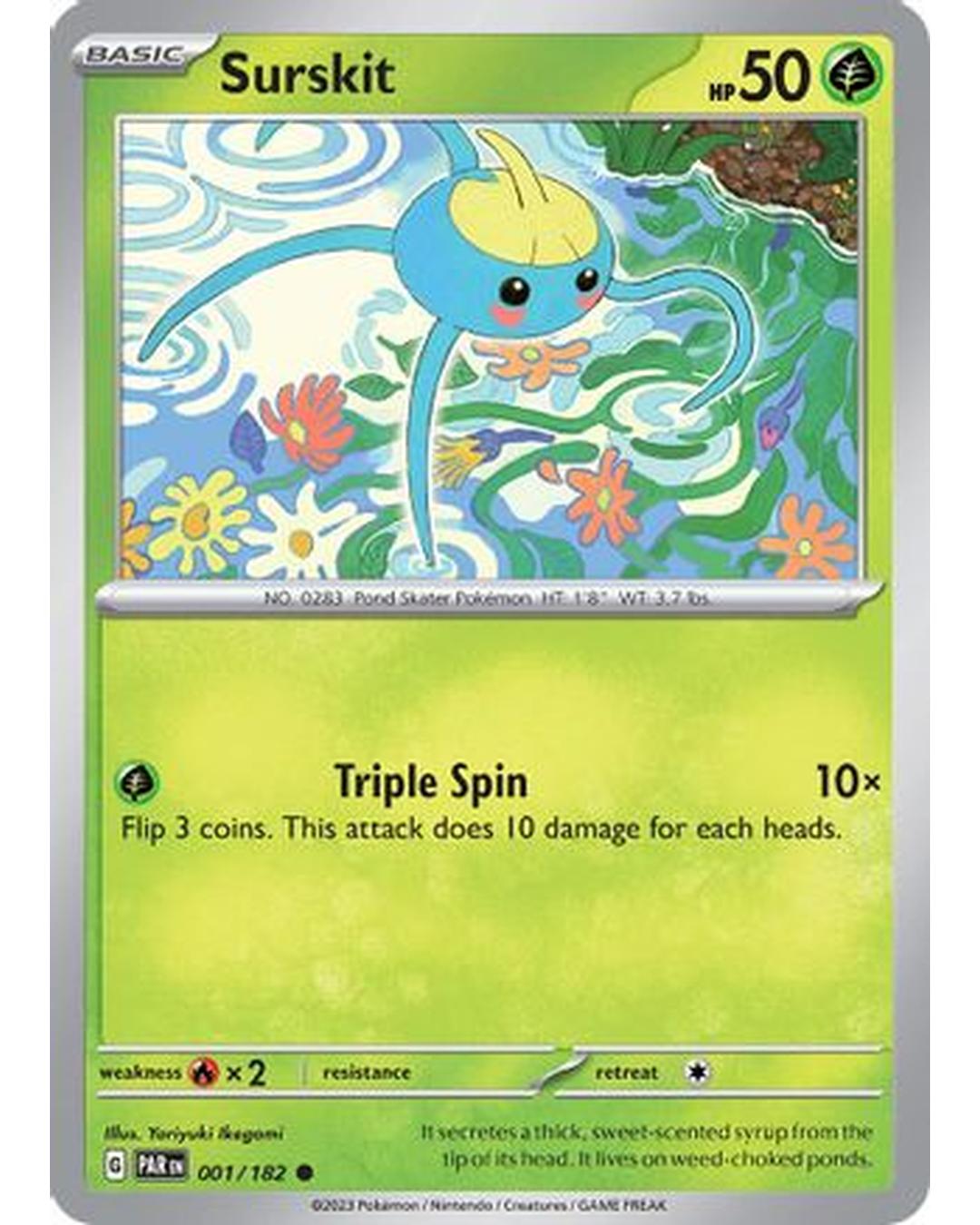 Surskit 001/182 SV04 Paradox Rift - Common