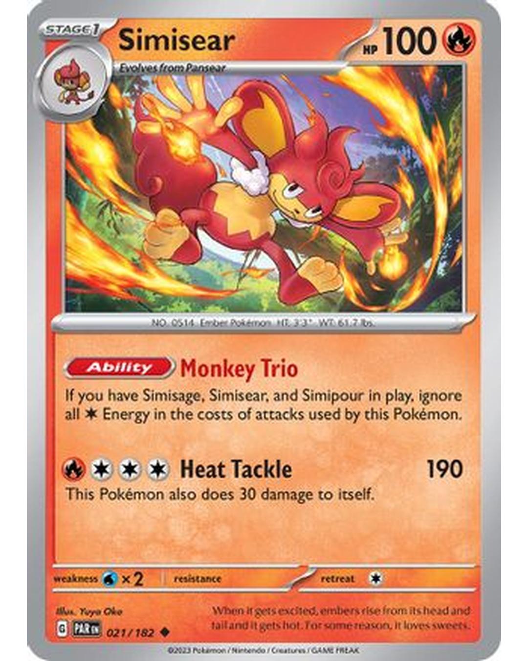 Simisear 021/182 SV04 Paradox Rift - Uncommon