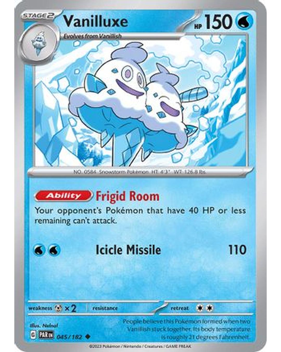 Vanilluxe 045/182 SV04 Paradox Rift - Uncommon