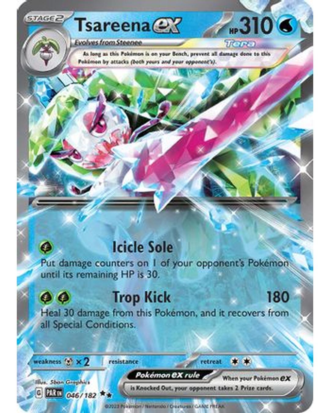 Tsareena ex 046/182 - Holofoil SV04 Paradox Rift - Double Rare