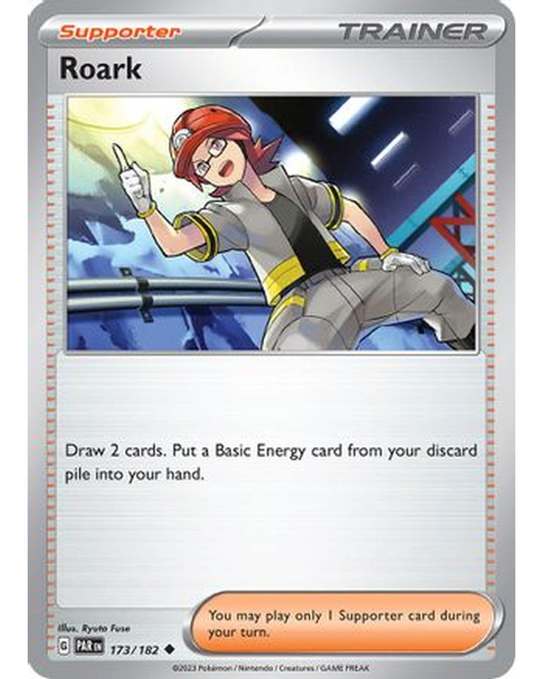 Roark 173/182 - Reverse Holofoil SV04 Paradox Rift - Uncommon