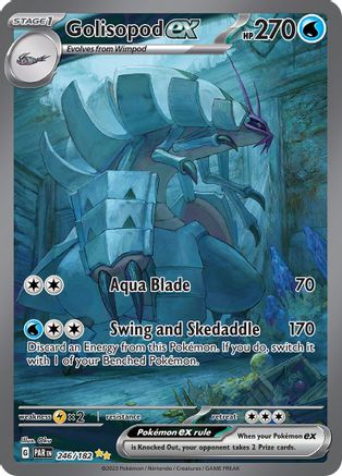 Golisopod ex 246/182 - Holofoil SV04 Paradox Rift - Special Illustration Rare