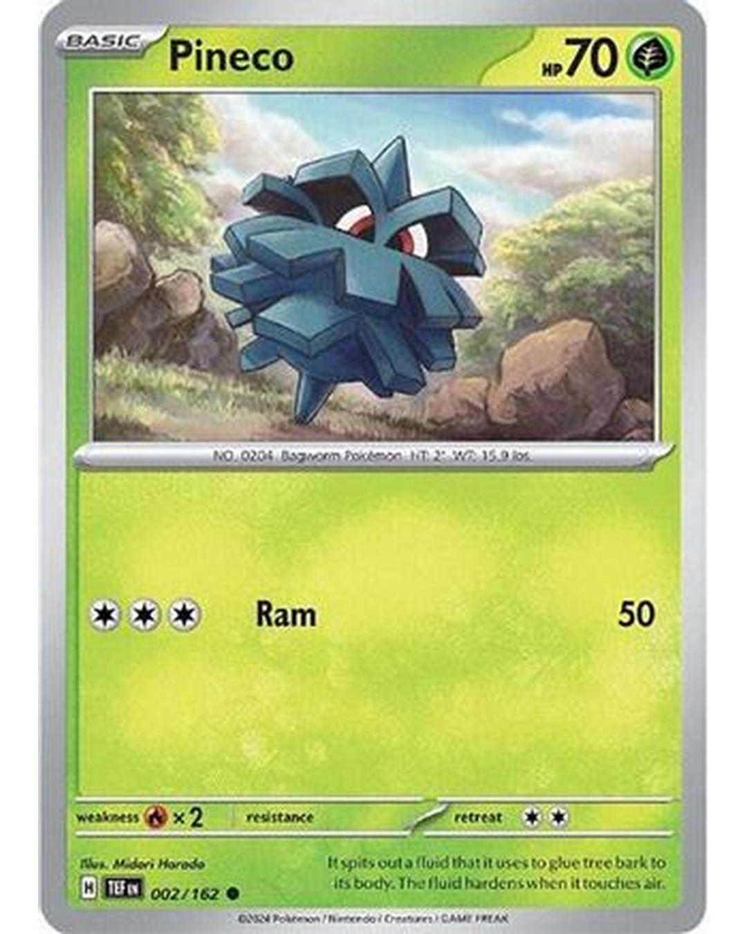 Pineco 002/162 - Reverse Holofoil SV05 Temporal Forces - Common