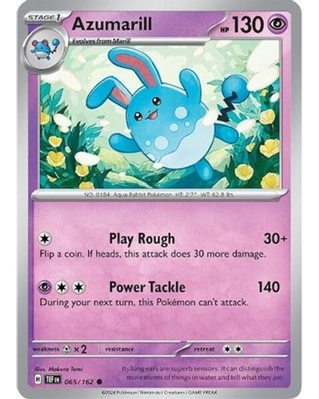 Azumarill 065/162 SV05 Temporal Forces - Common