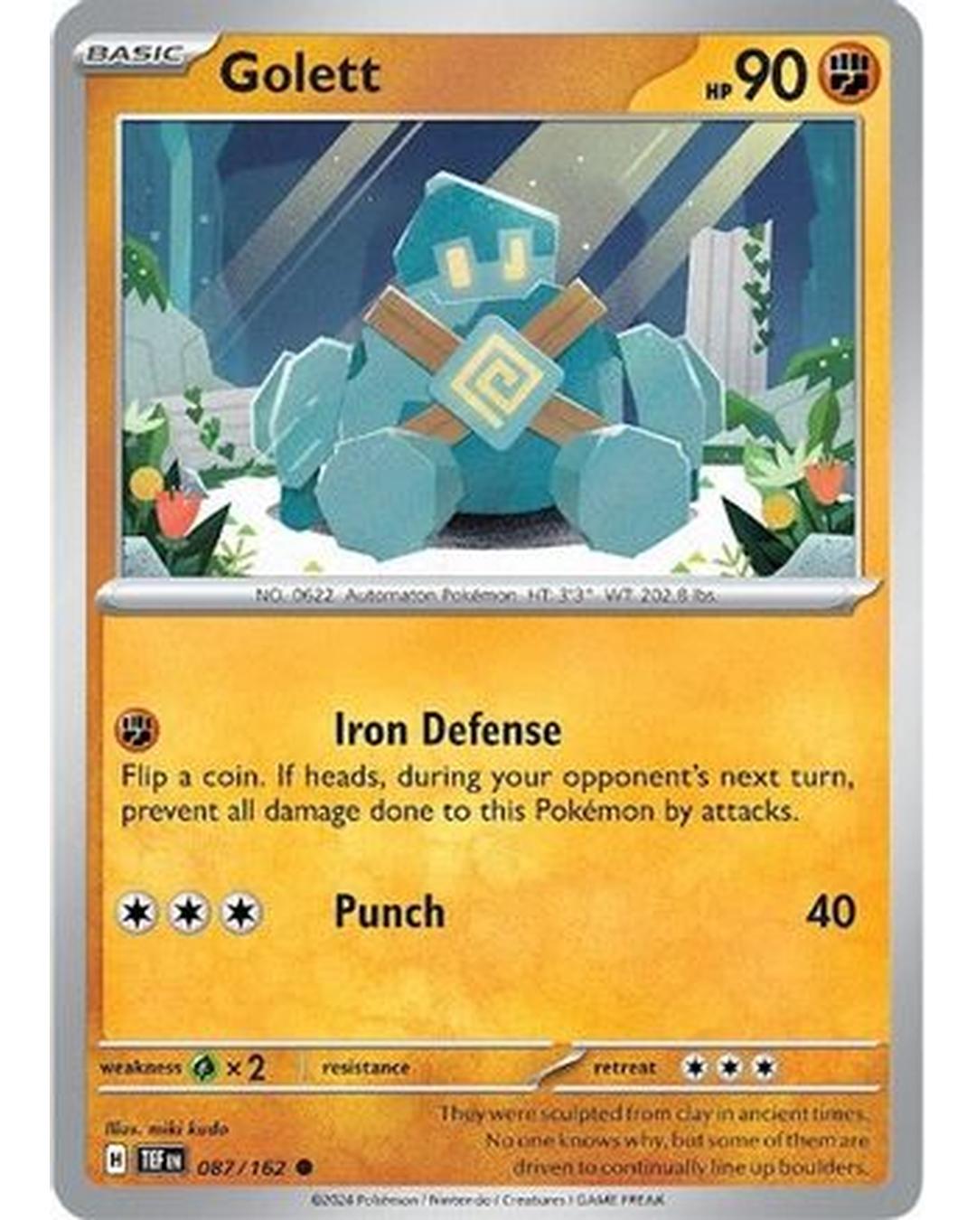 Golett 087/162 - Reverse Holofoil SV05 Temporal Forces - Common