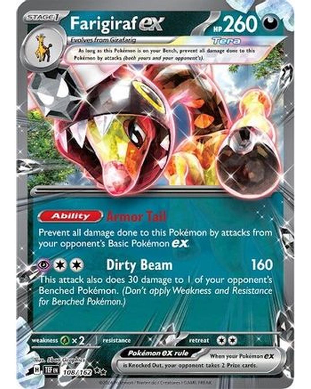 Farigiraf ex 108/162 - Holofoil SV05 Temporal Forces - Double Rare