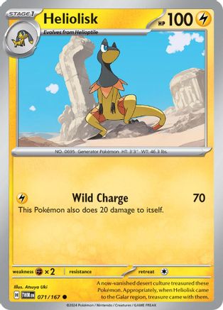 Heliolisk 071/167 SV06 Twilight Masquerade - Common