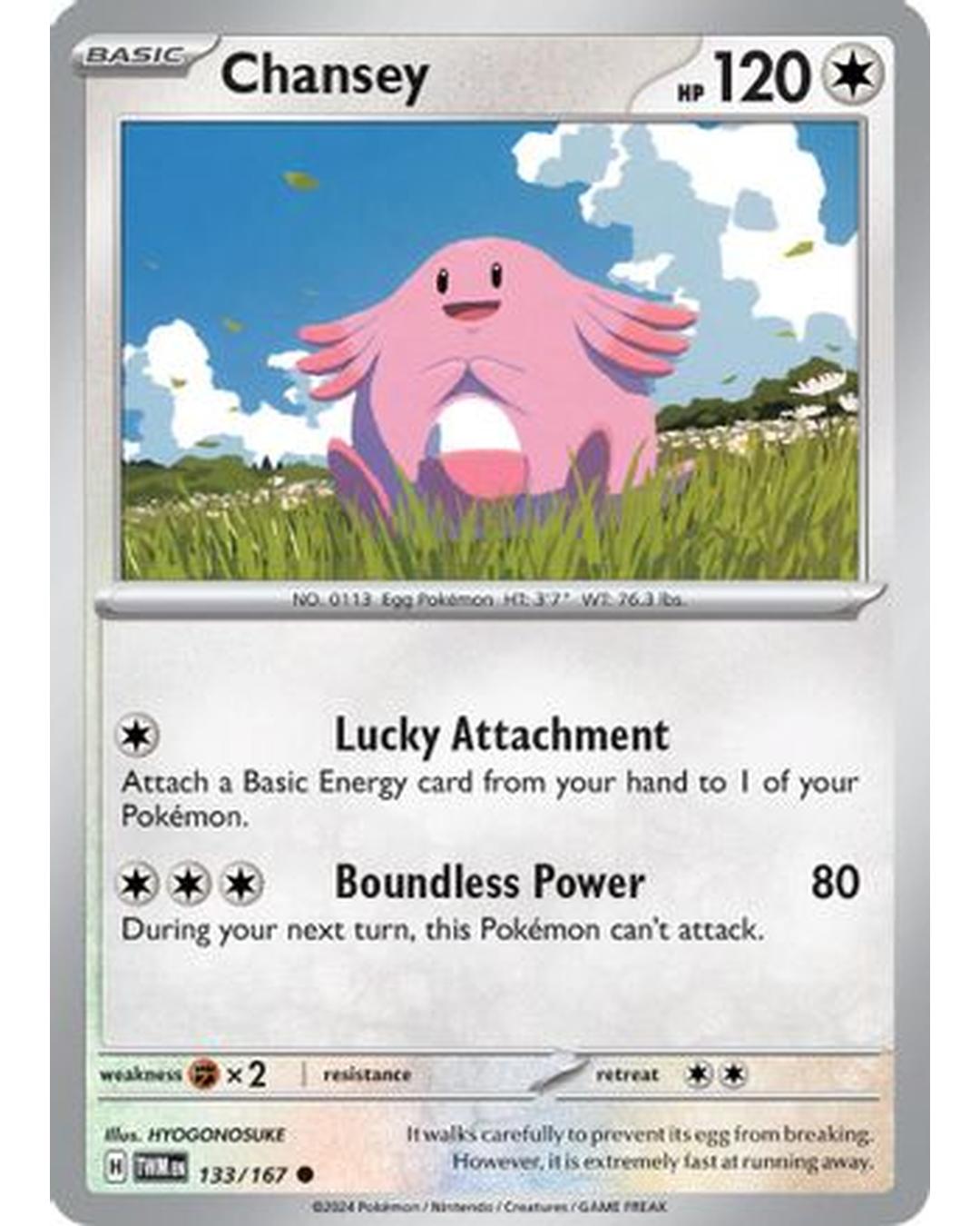 Chansey 133/167 SV06 Twilight Masquerade - Common
