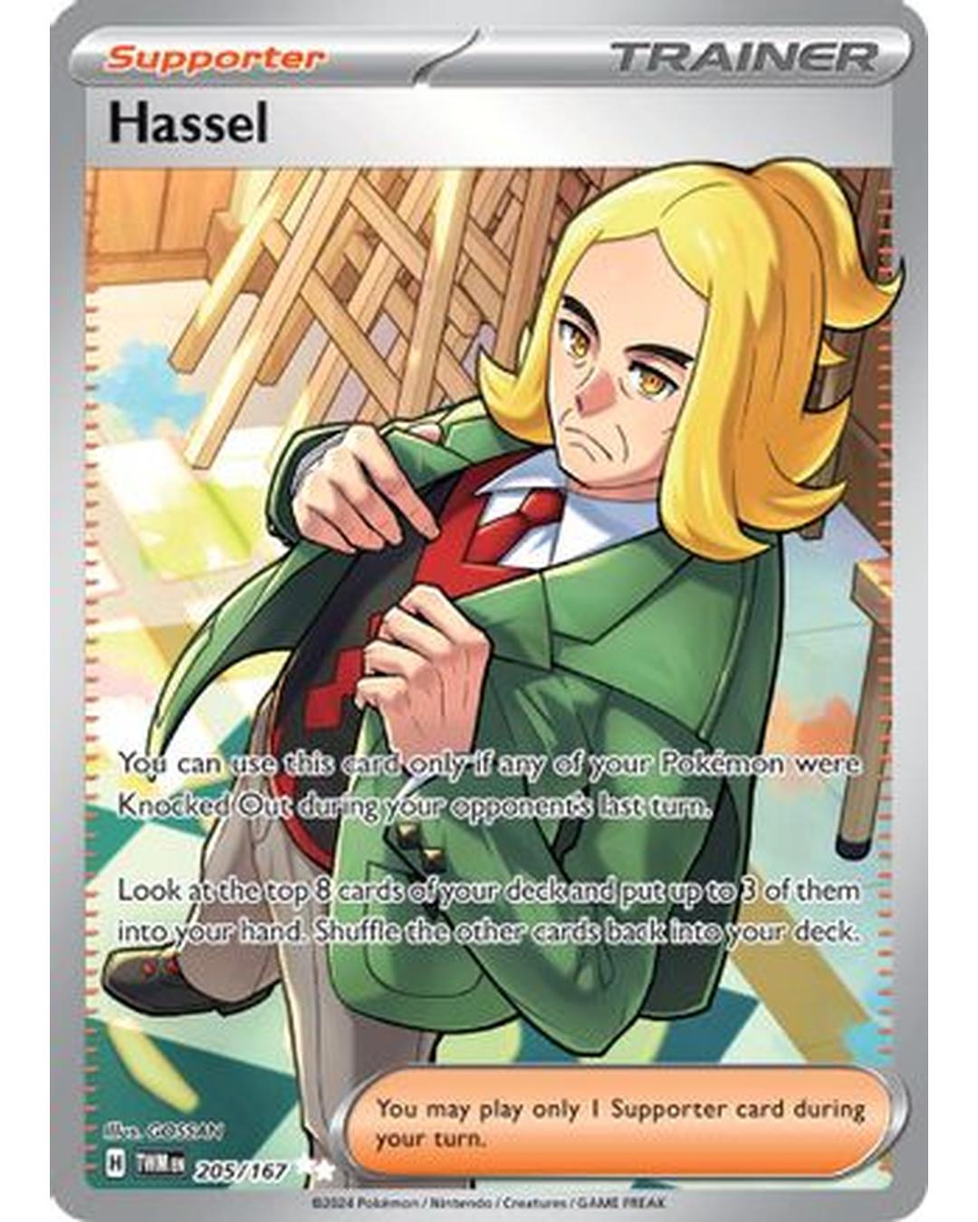 Hassel 205/167 - Holofoil SV06 Twilight Masquerade - Ultra Rare