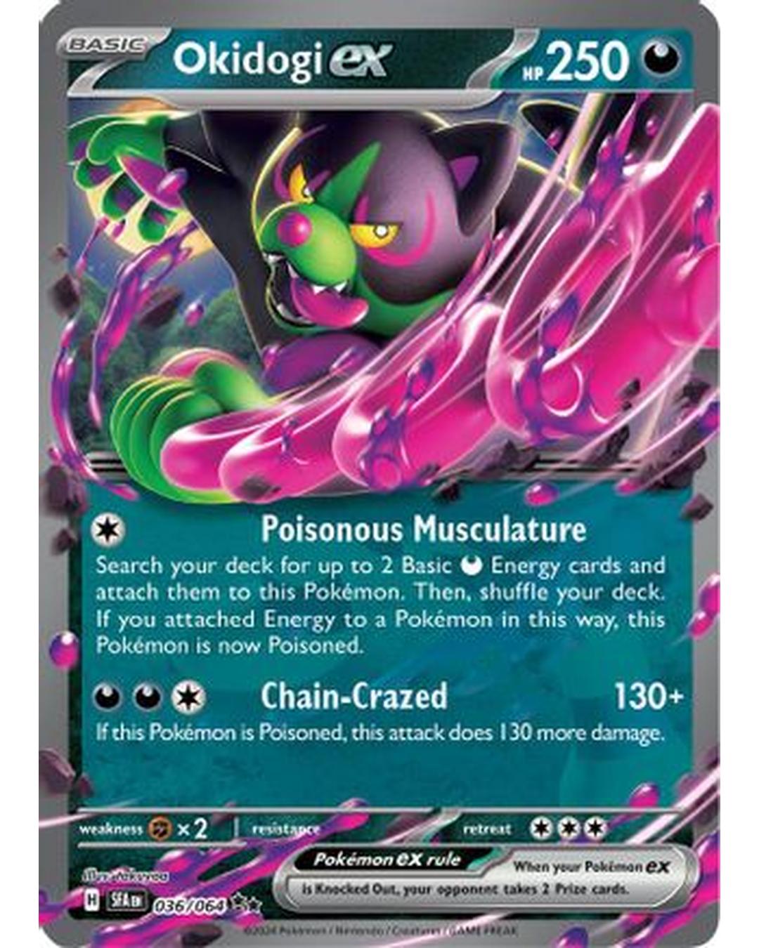 Okidogi ex 036/064 - Holofoil SV Shrouded Fable - Double Rare