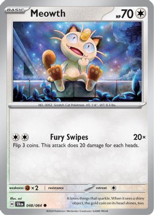Meowth 048/064 SV Shrouded Fable - Common