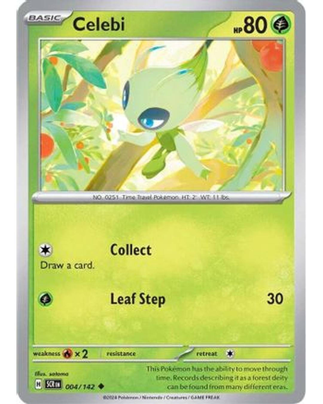 Celebi 004/142 SV07 Stellar Crown - Uncommon