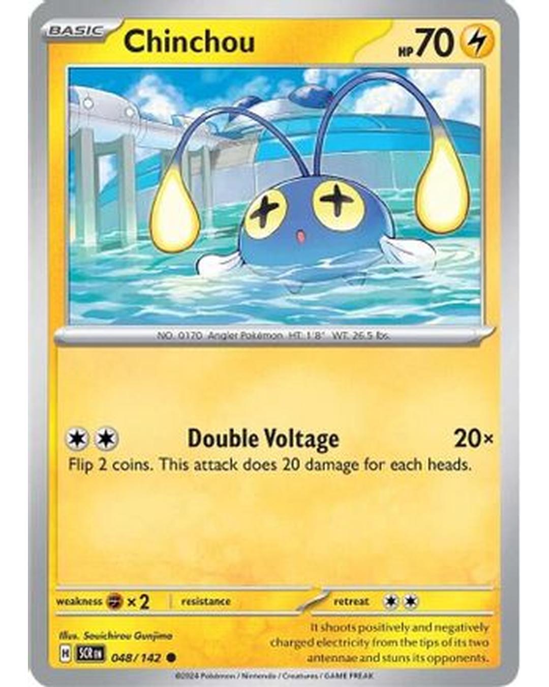 Chinchou 048/142 SV07 Stellar Crown - Common