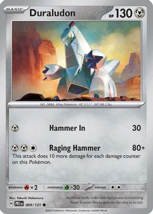 Duraludon 069/131 - Reverse Holofoil SV Prismatic Evolutions - Common
