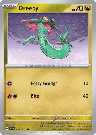 Dreepy 071/131 SV Prismatic Evolutions - Common