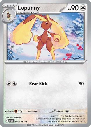 Lopunny 084/131 SV Prismatic Evolutions - Common