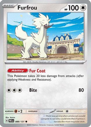 Furfrou 088/131 SV Prismatic Evolutions - Common