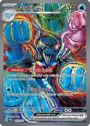 Palafin ex 151/131 - Holofoil SV Prismatic Evolutions - Special Illustration Rare