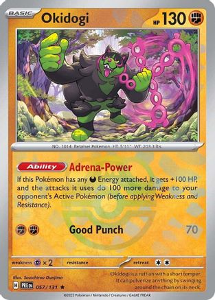 Okidogi (Master Ball Pattern) 057/131 - Holofoil SV Prismatic Evolutions - Rare