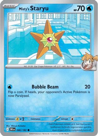 Misty's Staryu 046/182 SV10 Destined Rivals - Common